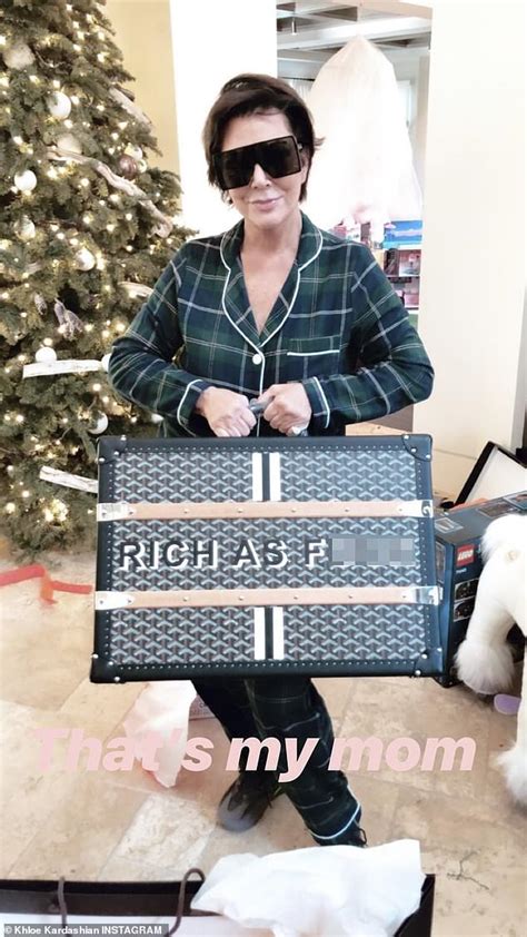 kris jenner goyard|Kris Jenner Flaunts Her Riches With A $16K Goyard Suitcase .